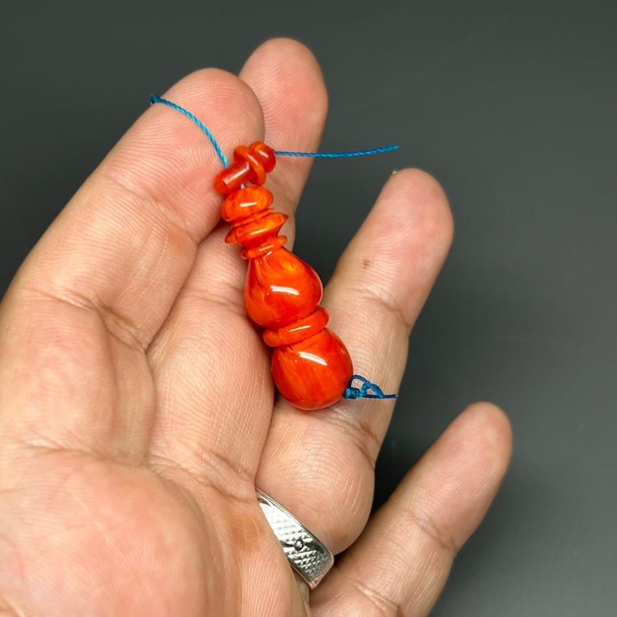 Red coral Tasbih Fatoran