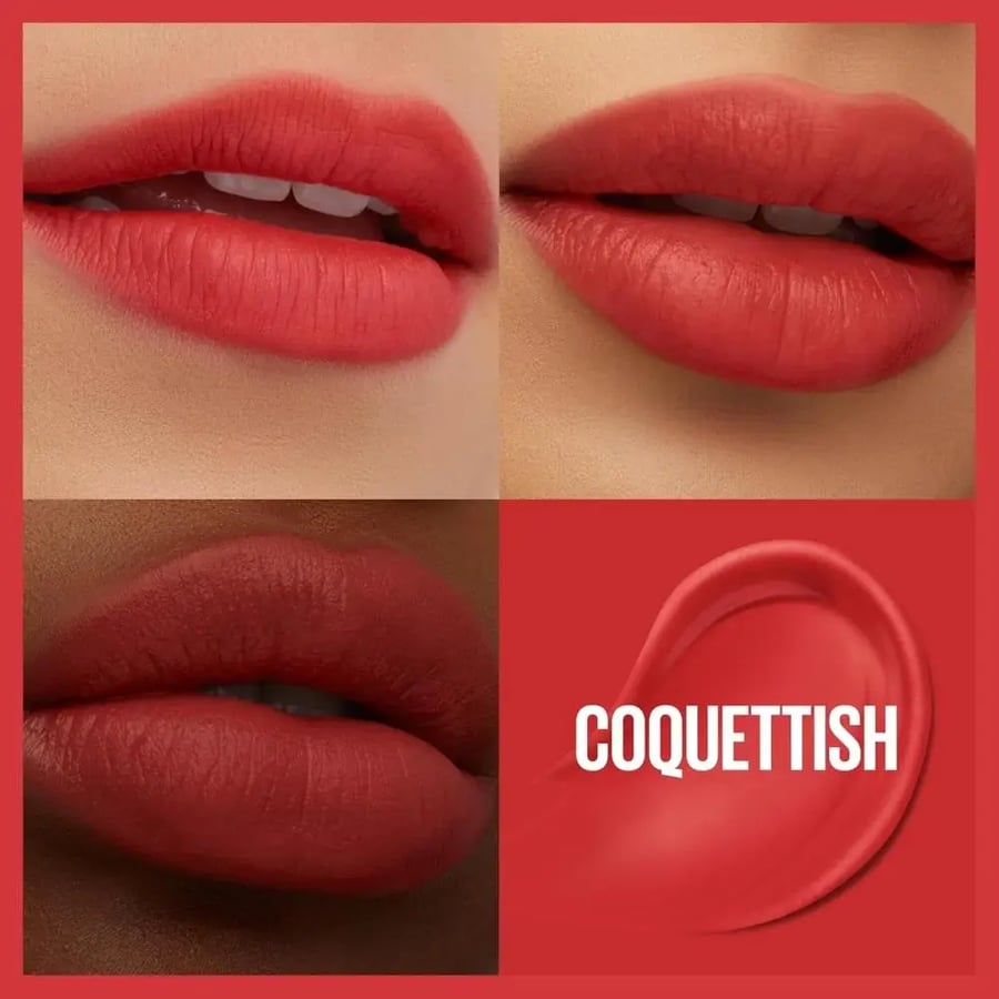 أحمر شفاه سوبر ستاي تيدي تينت من ميبيلين نيويورك - Coquettish 30