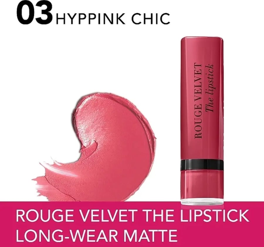 بورجوا احمر شفاه روج فيلفيت 03-HYPPINK CHIC