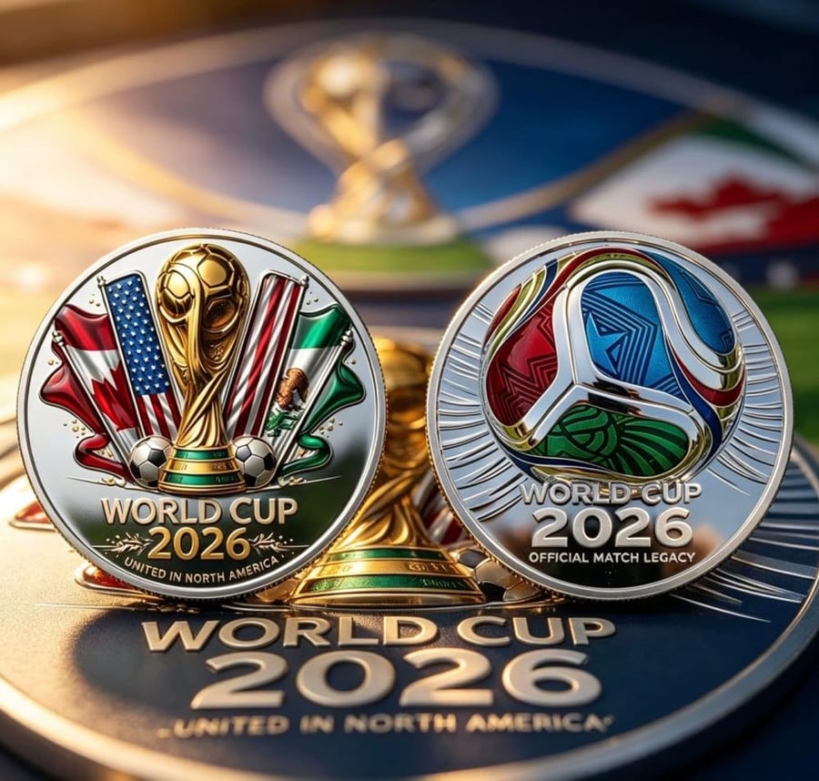 عملة معدنية كاس العالم 2026