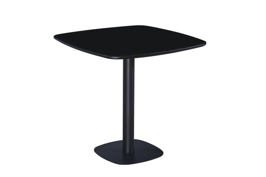 طاولة بار مربعة سوداء 80 سم – تصميم عصري للمطابخ والكافيهات