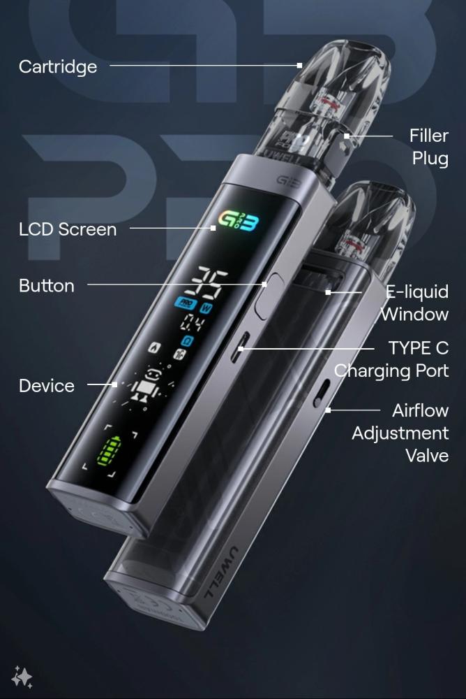 سحبة يوويل كالبيرون جي 3 برو UWELL CALIBURN G3 PRO