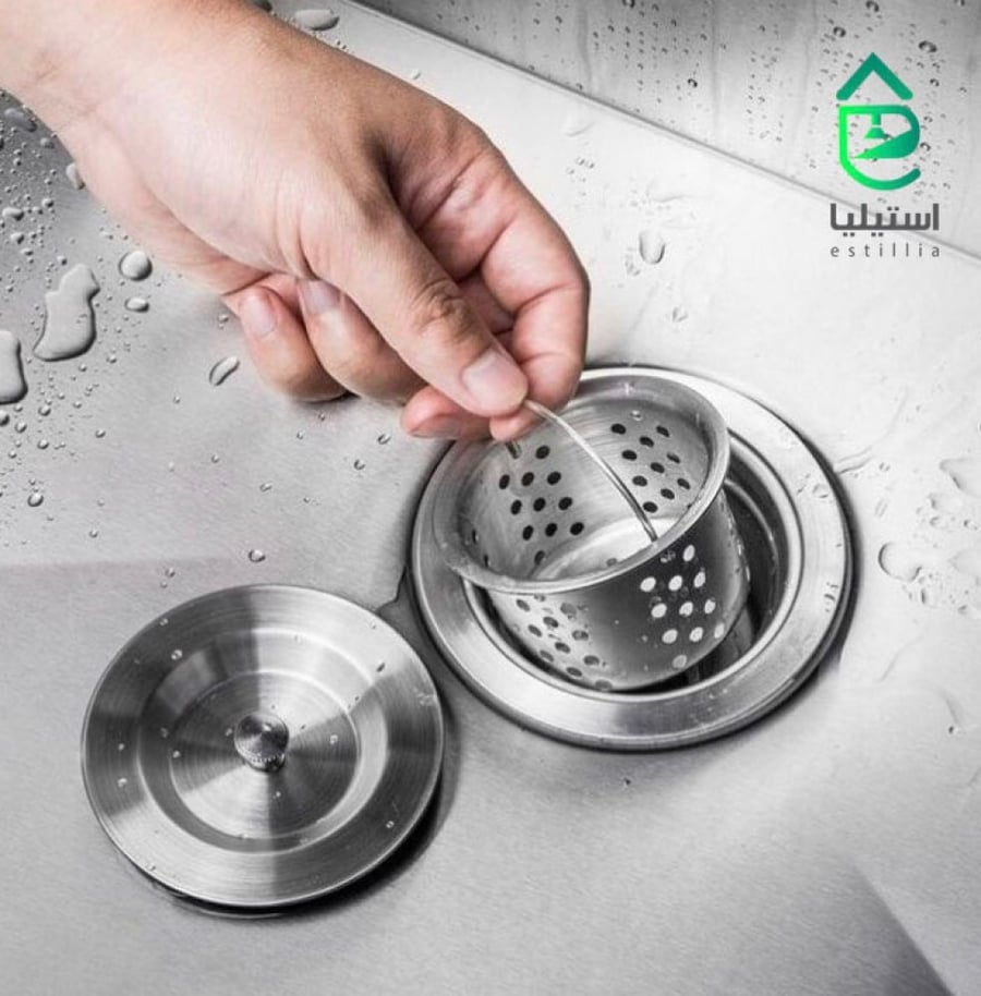 مجلى حوض للمطبخ ستانلس ستيل  نانو سيلفر  - استيليا