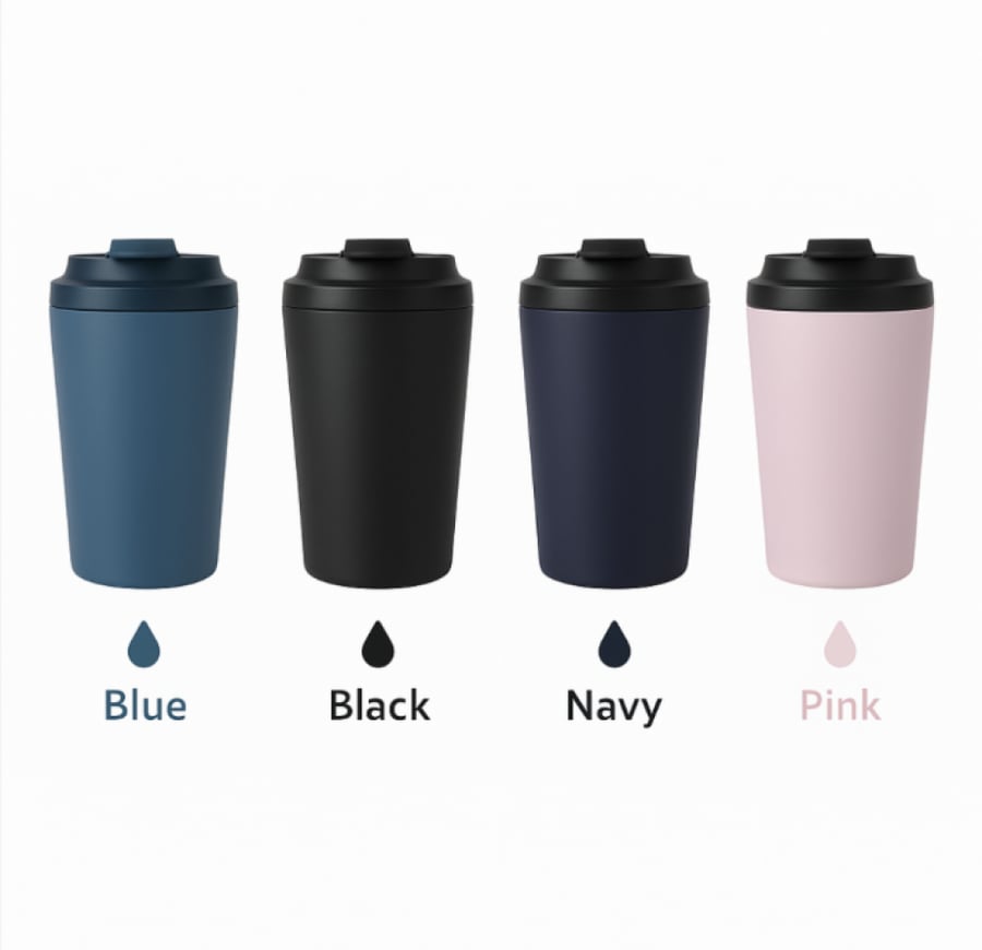 مق حافظ للحرارة شبيهه فريسكو 12 oz كوب قهوة محمول حافظ للحرارة استانليس ستيل متعدد الألوان