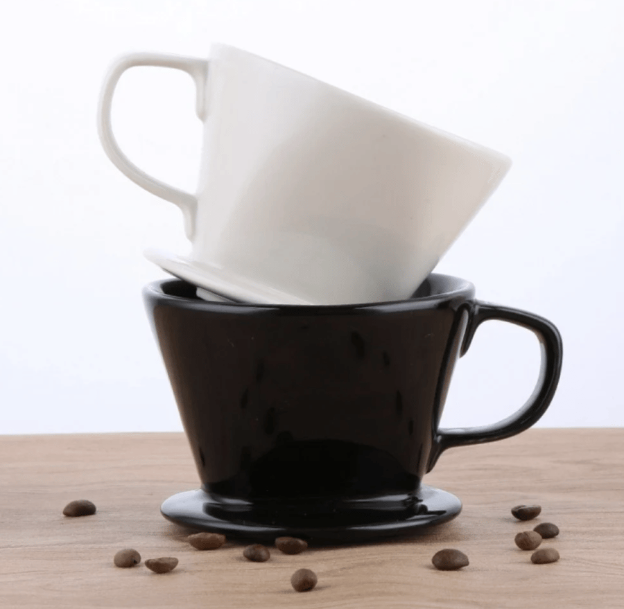 قمع تقطير سيراميك شبيه كاليتا - ابيض | KALITA WHITE