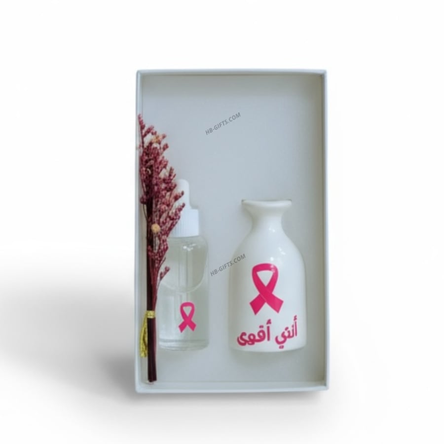 توزيعات فواحات انيقة للتوعية بسرطان الثدي