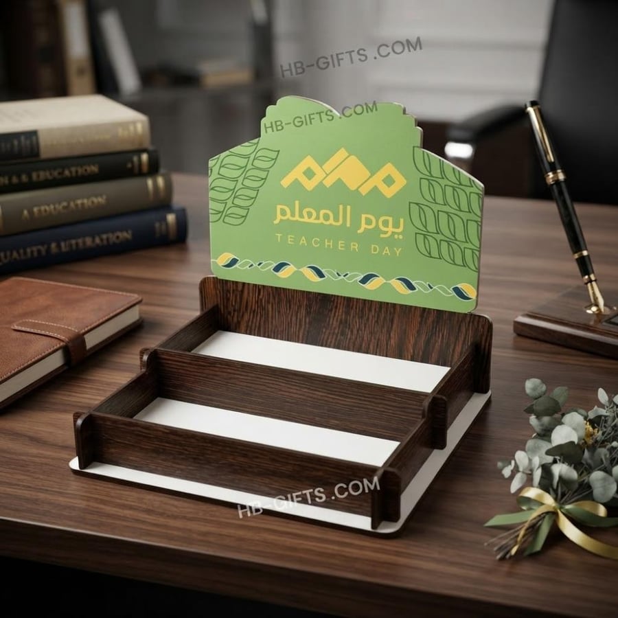 استاندات خشبيه انيقه لتنسيق هدايا يوم المعلم| توزيعات يوم المعلم