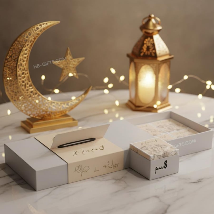 طقم توزيعات وهدايا عيد الفطر مكون من 12 بوكسات صغيره للتوزيعات