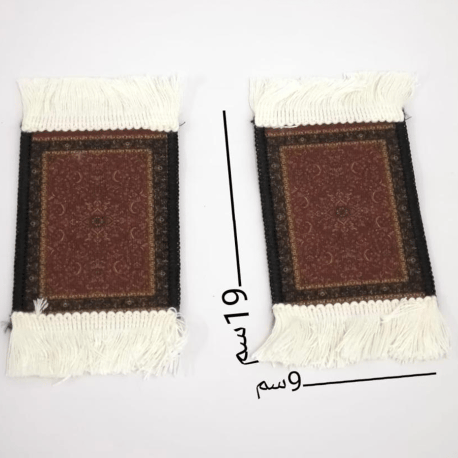 مجموعة (12) من كوسترات رمضانيه انيقة لتنسيق سفره وتوزيعات رمضان بمقاس 9x19 سم