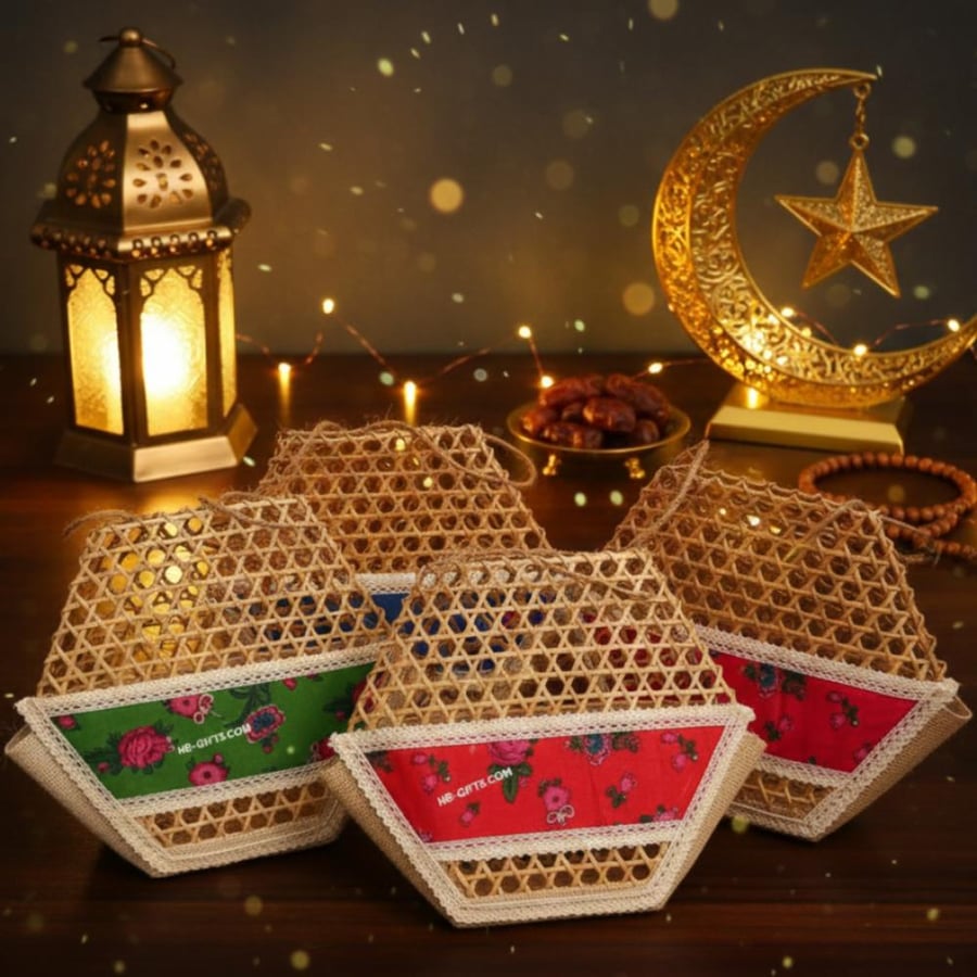 سلال خوص لتنسيق الهدايا والتوزيعات