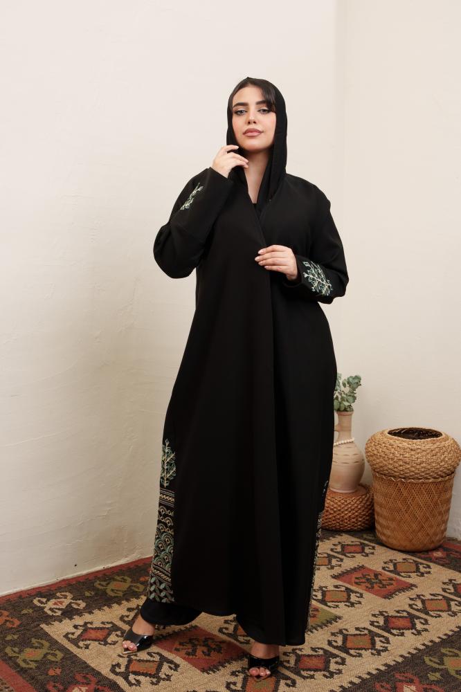 عباية ساده سوداء نسائية