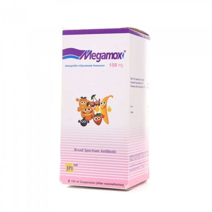 Megamox 156 mg syrup 100 ml