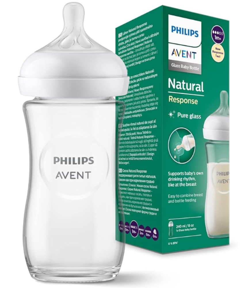 AVENT philips natural glass 260ml 933/01