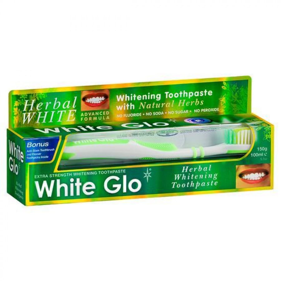 White Glow herbal whitening toothpaste