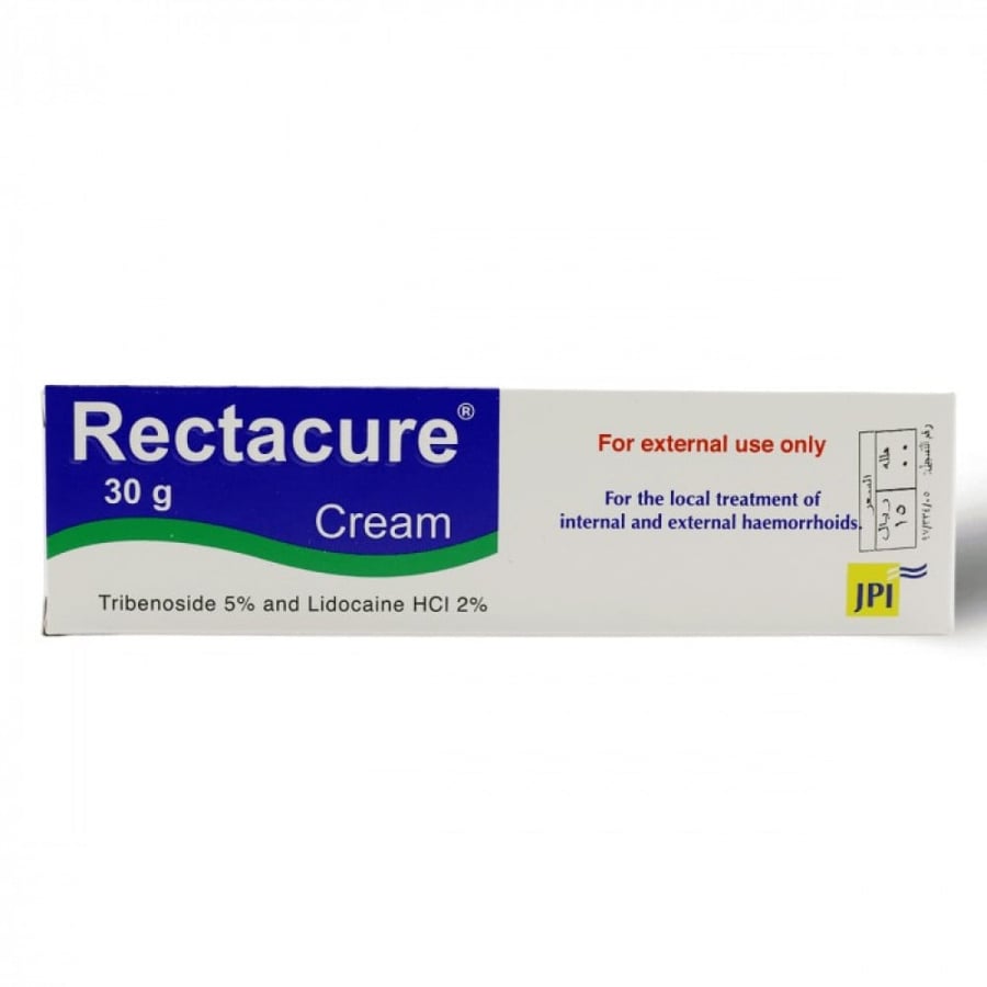 Rectacure, cream 5.2%, for hemorrhoid symptoms - 30 grams