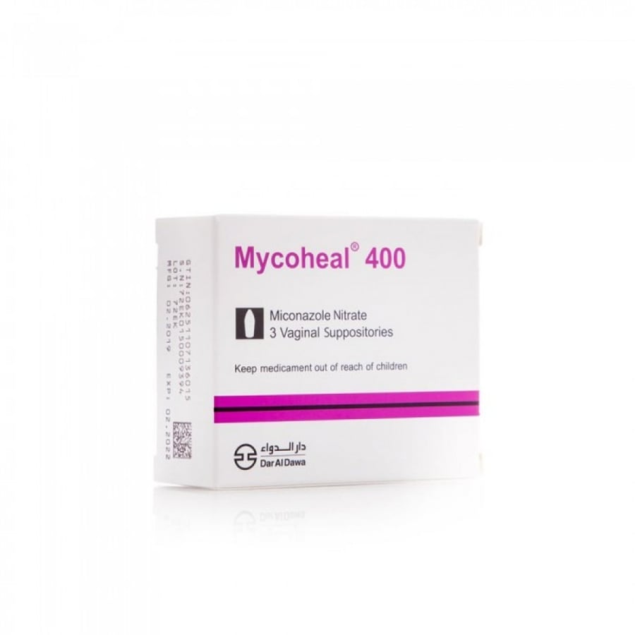 مايكوهيل 400 مجم تحاميل مهبلية 3 حبة