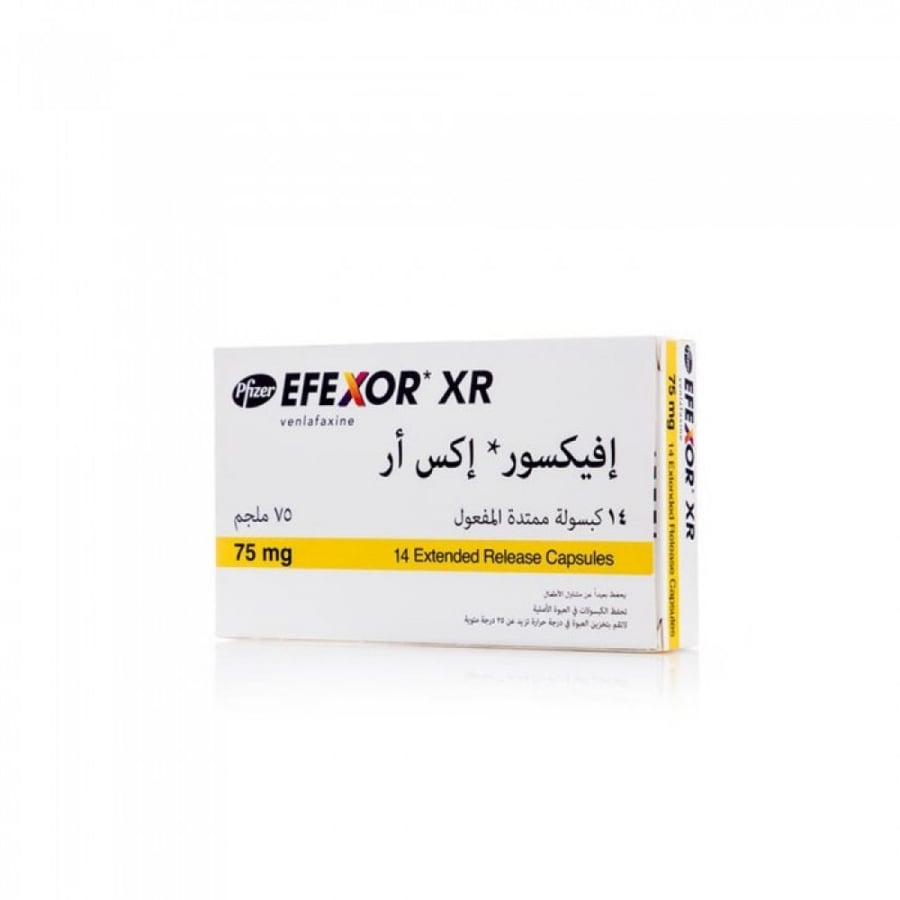 إفيكسور إكس أر 75 مجم كبسول 14 حبة