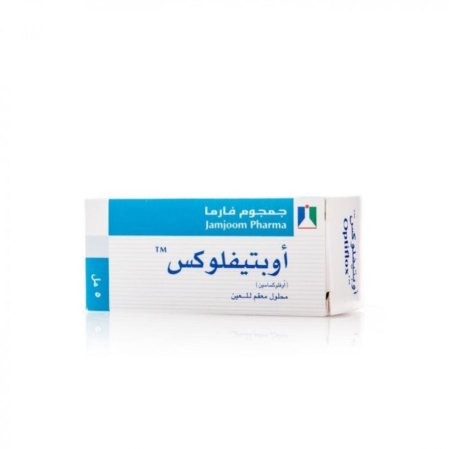 اوبتيفلوكس، نقط للعين، لعلاج العدوى البكتيرية - 5 مل