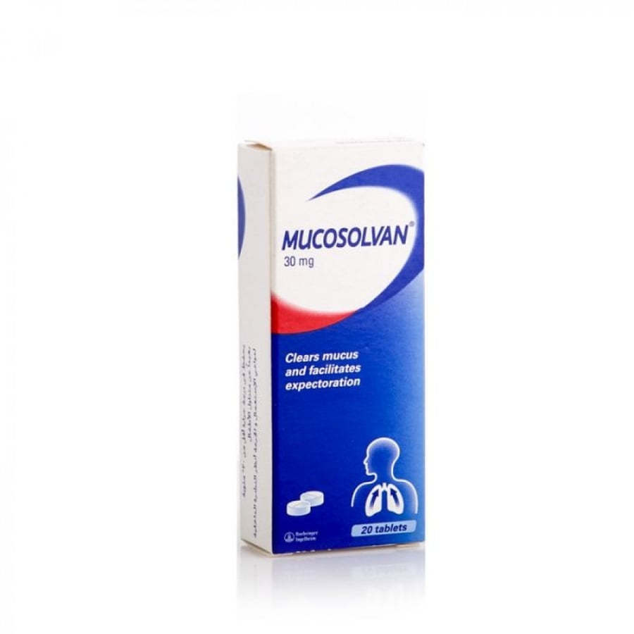 Mucosolvan 30 mg tablets 20 pills