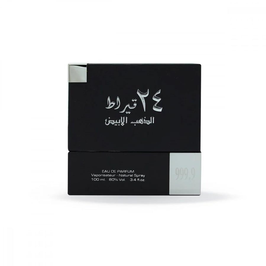 عطر 24 قيراط الذهب الابيض من لطافة للرجال ايو دي بارفان 100 مل