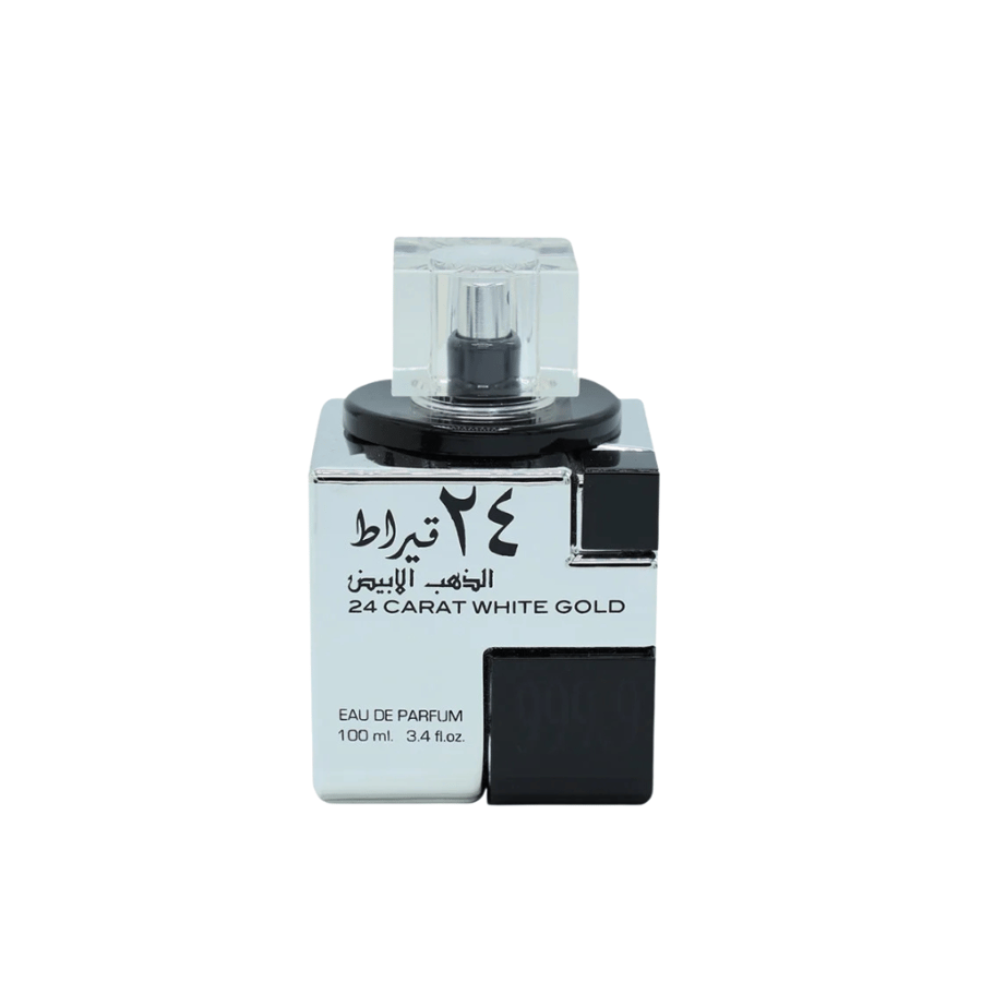 عطر 24 قيراط الذهب الابيض من لطافة للرجال ايو دي بارفان 100 مل