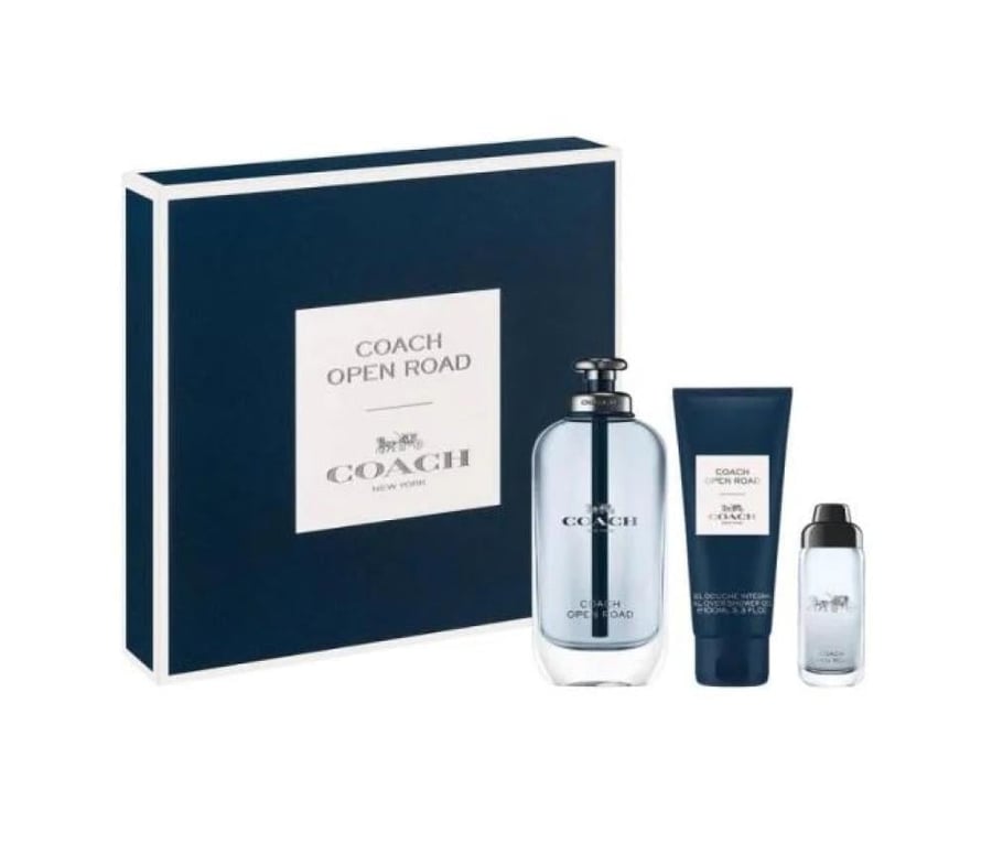 طقم كوتش نيويورك اوبن رود اودي تواليت رجالي 100 مل + عطر بخ 15 مل + شور جل 100 مل