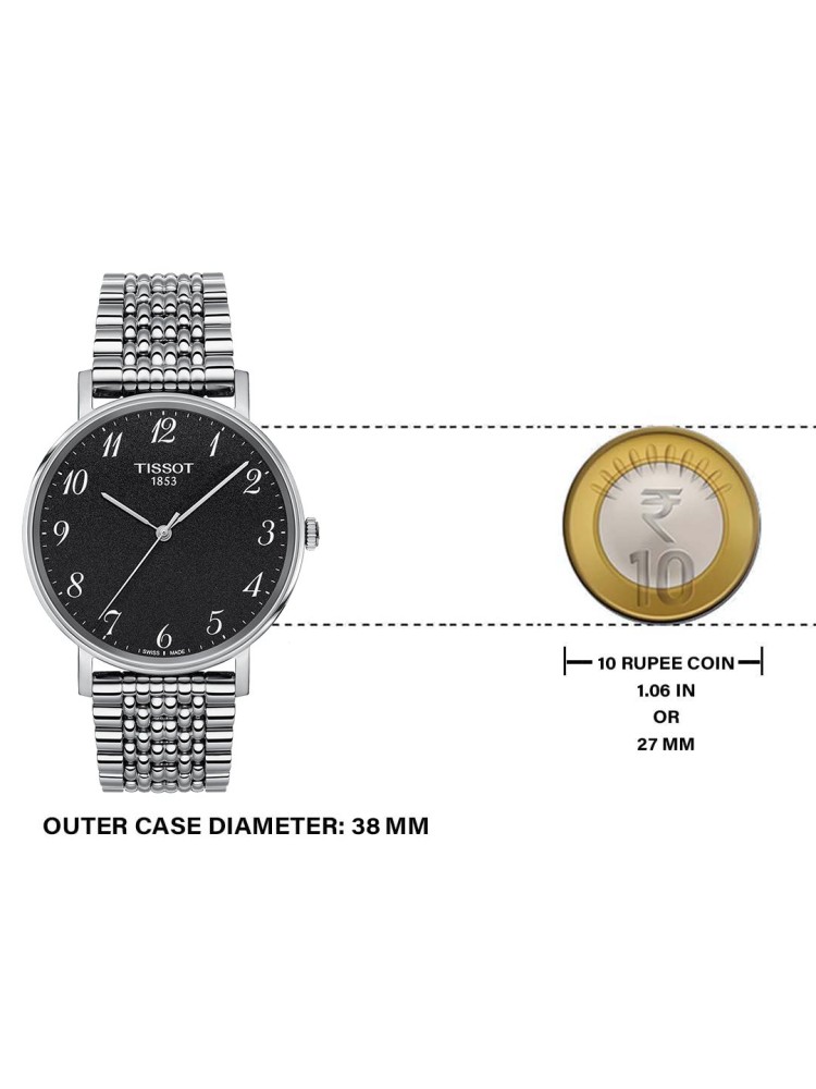 TISSOT  T-Classic Swiss Made Everytime Rhodium Dial Men Watch - T1094101107200