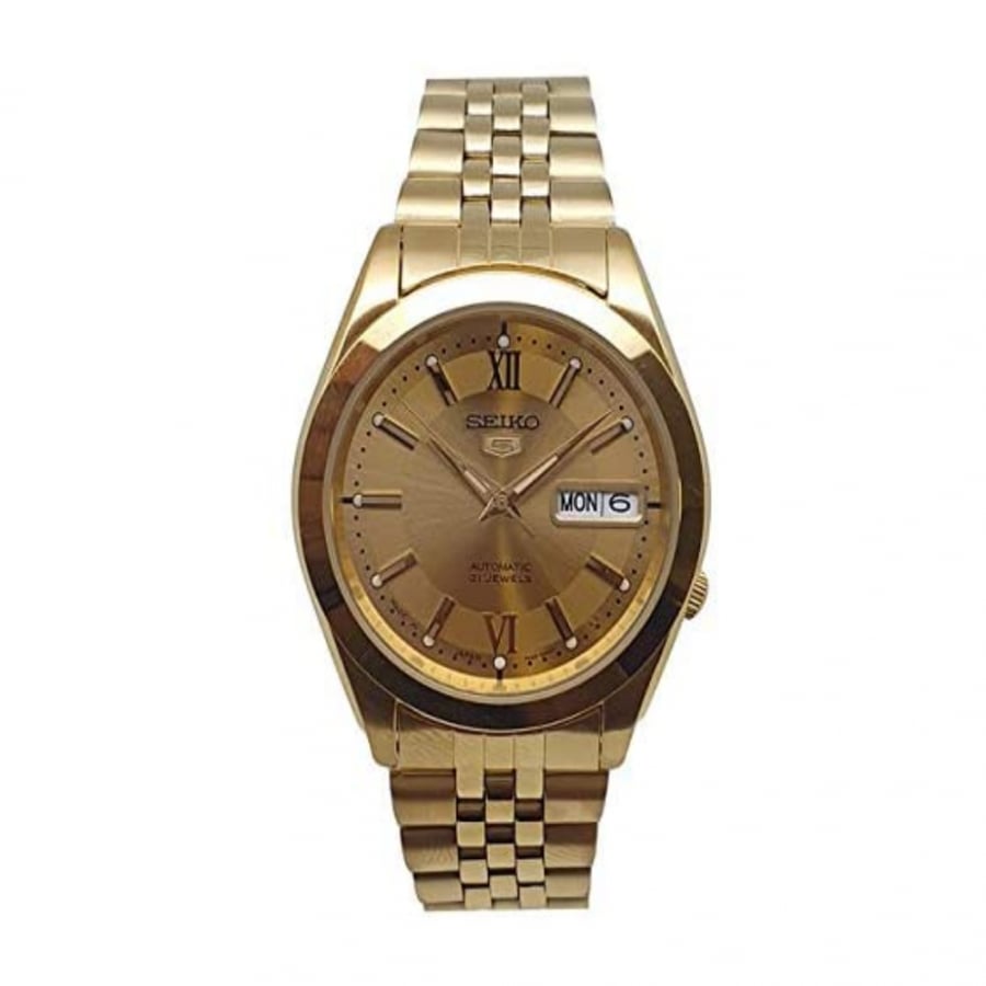 Seiko 5 automatic Japanese old classic with two dates stainless steel for men - SNKC28J