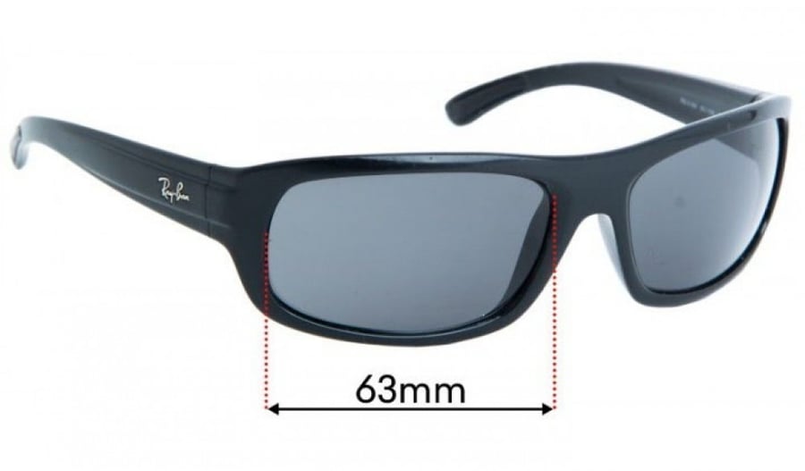 نظارة راي بان Ray Ban  ريبلانت شمسية RB4166 مقاس 64 للجنسين