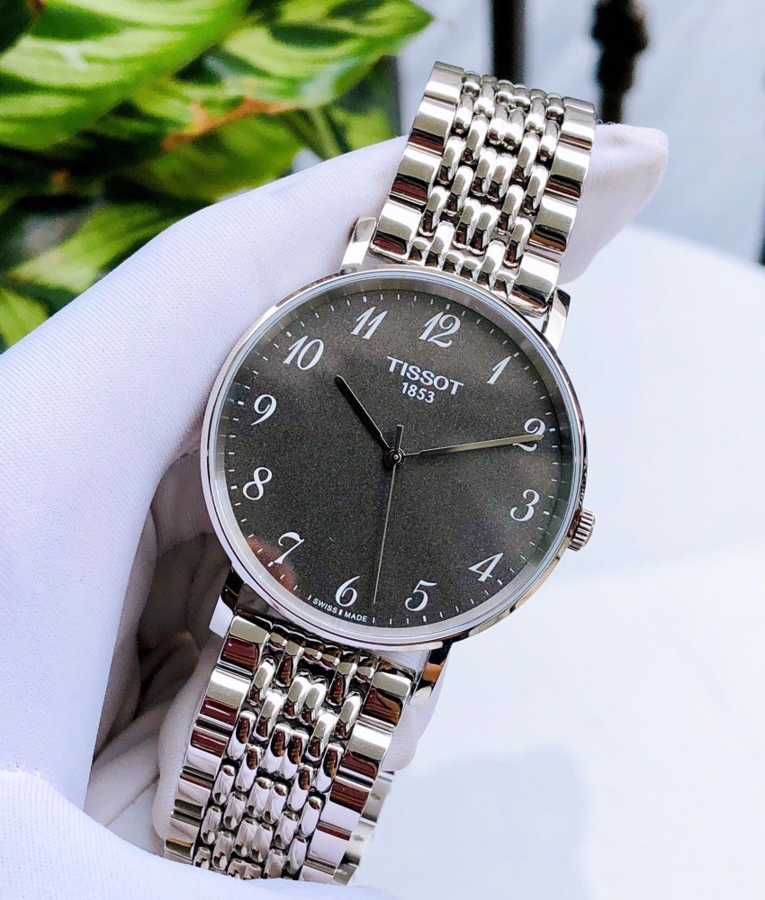 TISSOT  T-Classic Swiss Made Everytime Rhodium Dial Men Watch - T1094101107200