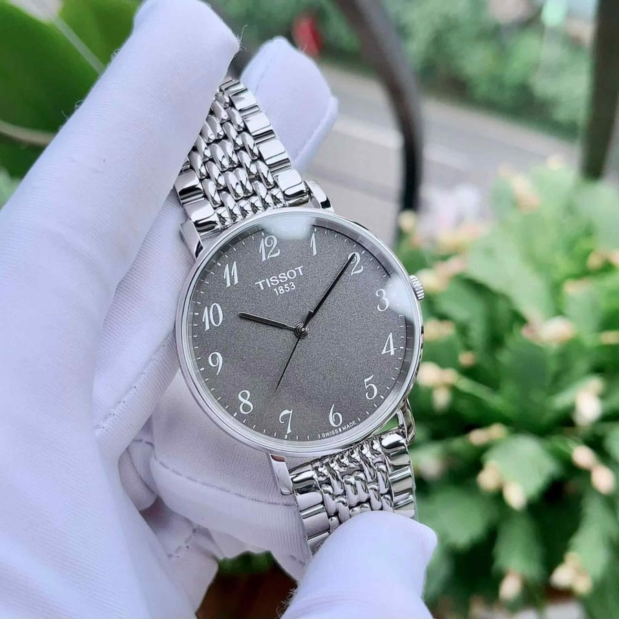 TISSOT  T-Classic Swiss Made Everytime Rhodium Dial Men Watch - T1094101107200