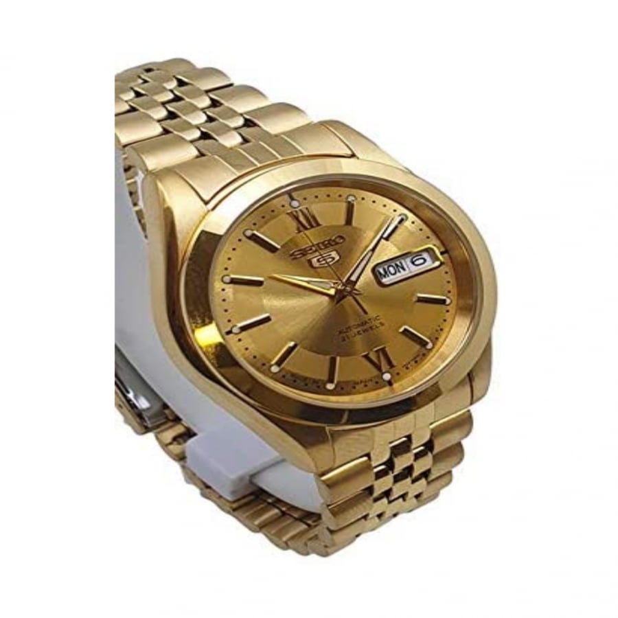 Seiko 5 automatic Japanese old classic with two dates stainless steel for men - SNKC28J