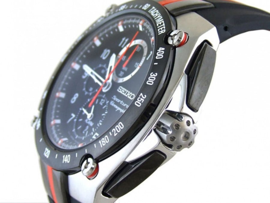 Seiko Sportura Alarm Chronograph SNAE07P1 SNAE07P SNAE07 Men's Watch