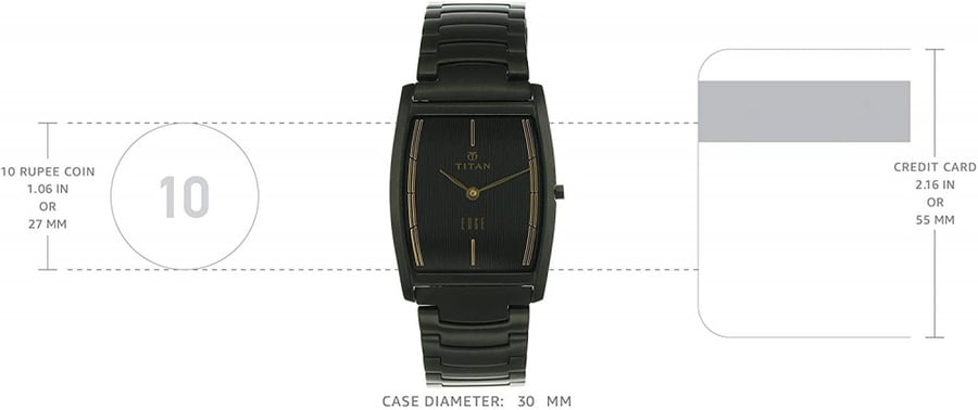 ساعة تايتان الهندية انالوج كوارتز  TITAN EDJ WATCH NEW