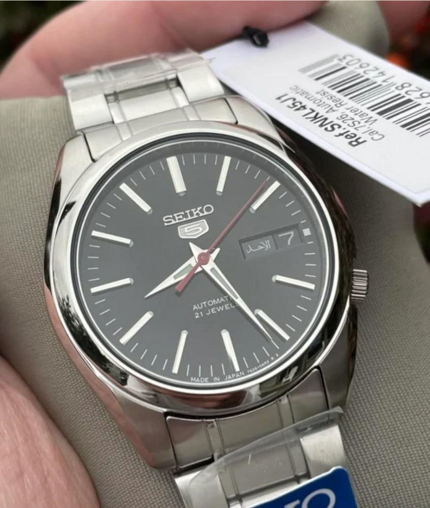 Seiko 5 Automatic Japan Made SNKL45 SNKL45J1 SNKL45J Men's Watch