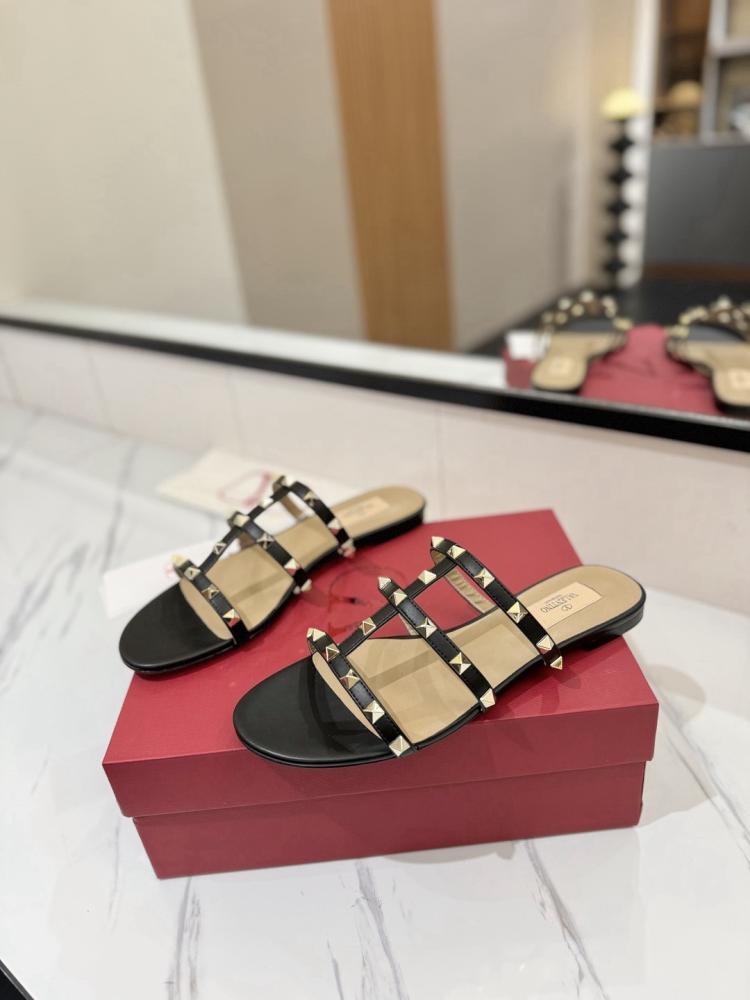 سليبر فالنتينو روكستد فلات سلايد | Rockstud Flat Slide Sandal