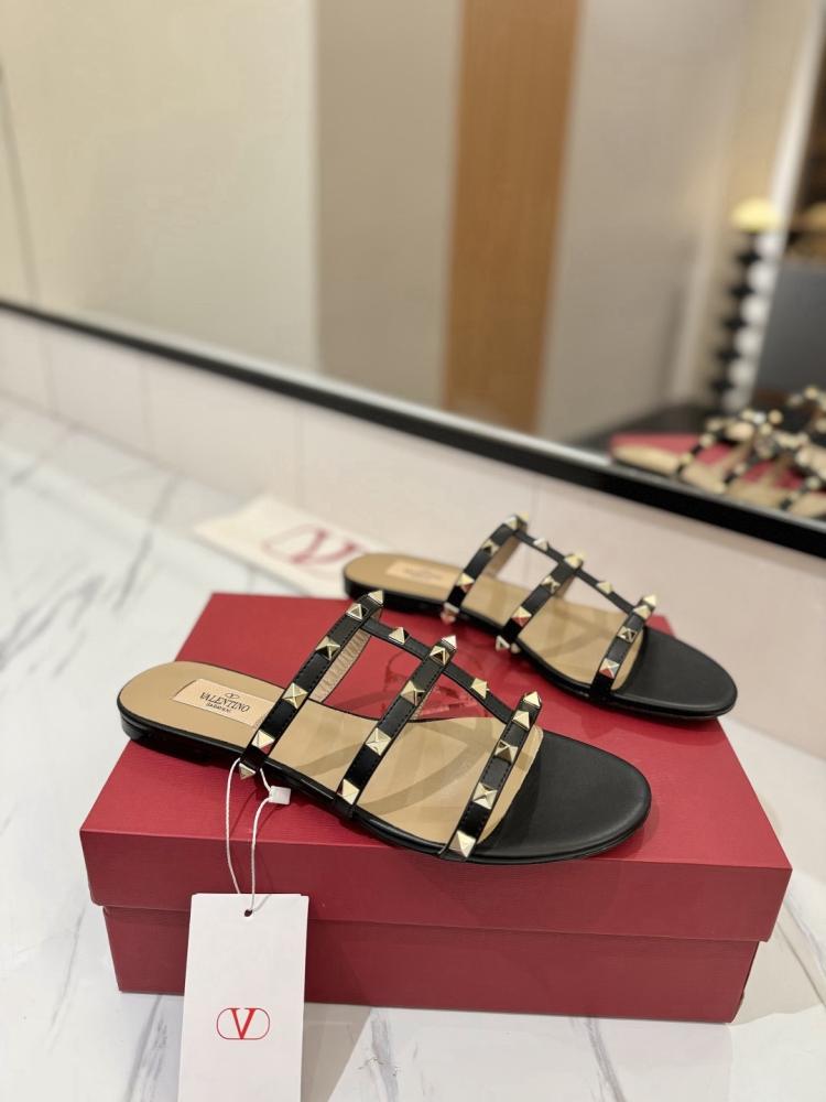 سليبر فالنتينو روكستد فلات سلايد | Rockstud Flat Slide Sandal