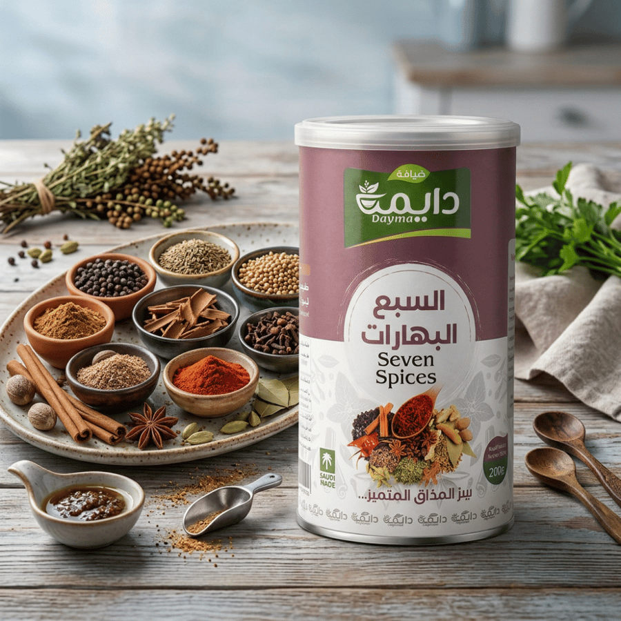 البهارات السبعه ضيافة دايمة 200 جرام