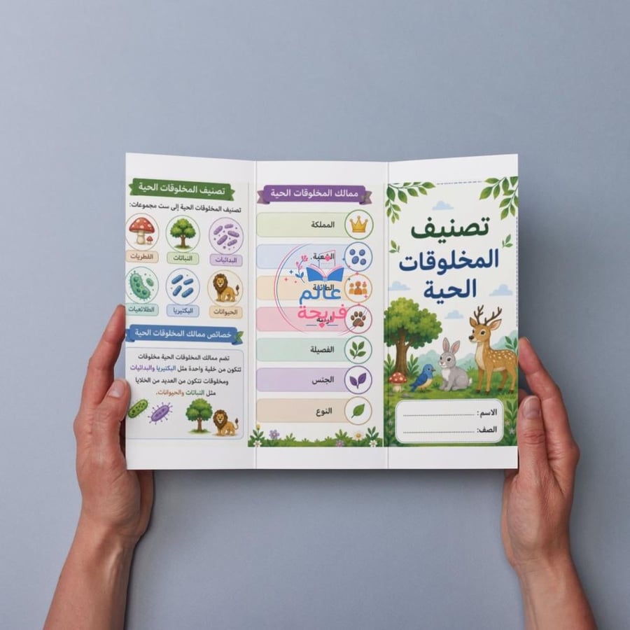 تصنيف المخلوقات الحية علوم رابع