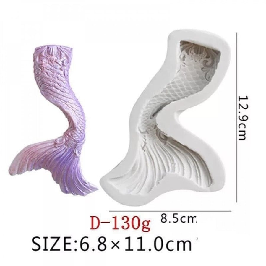 Mermaid tail mold