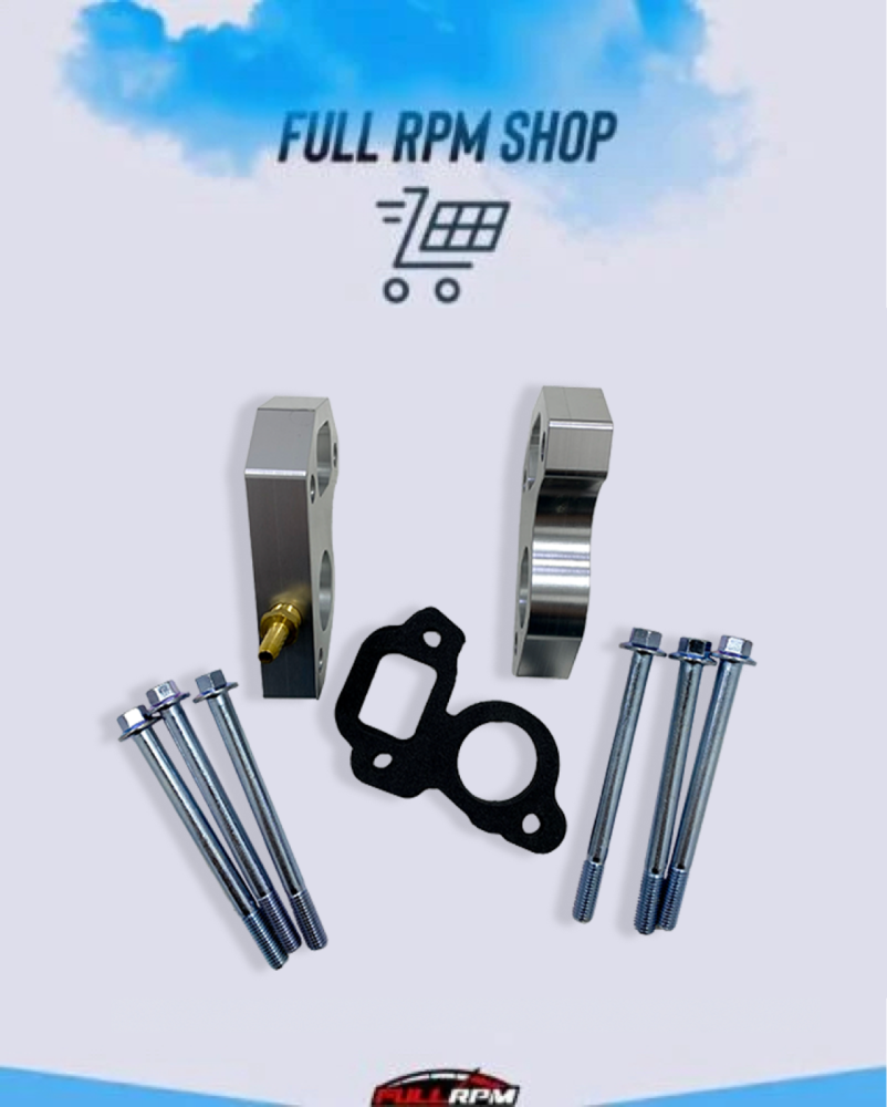 سبيسر طرمبة الماء لمكائن GM LS مع منفذ تنفيس – Water Pump Spacers