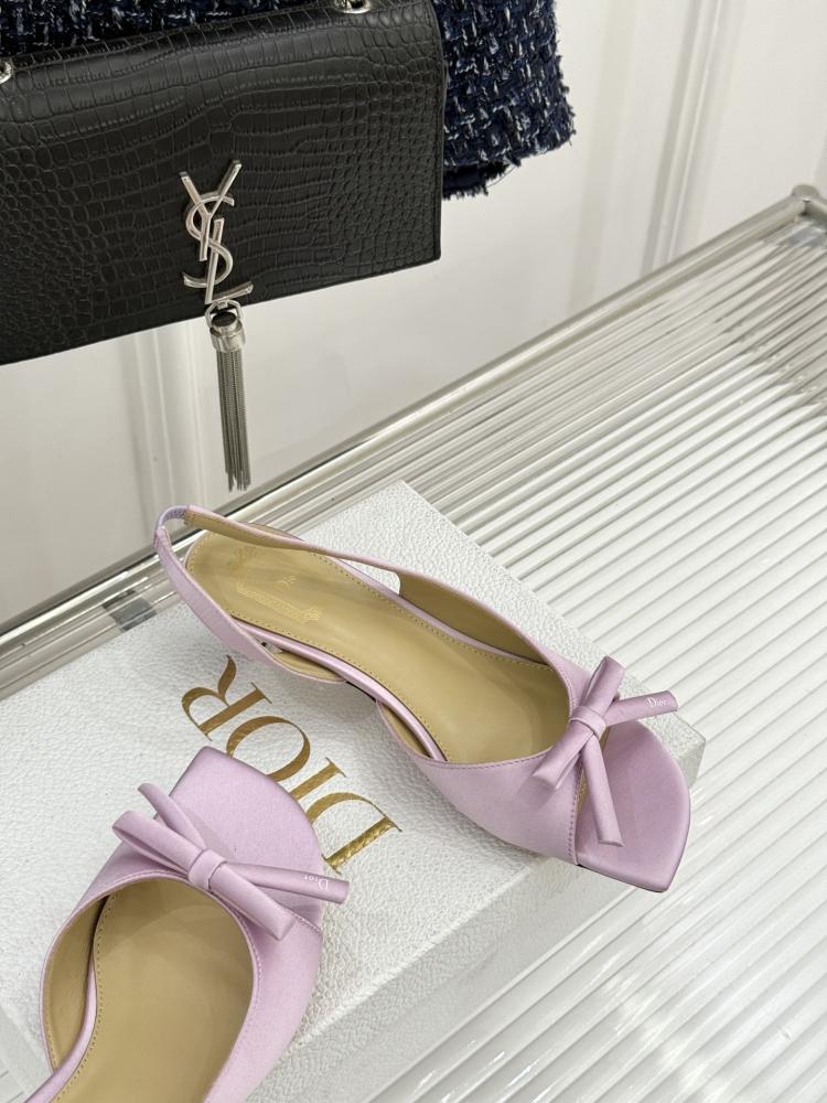 صندل Dior Bow المفتوح من الخلف
