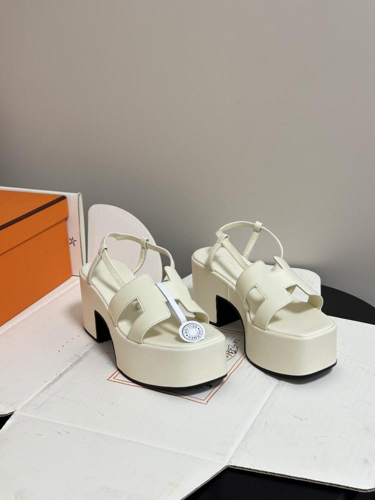 Hermes high-heeled sandal