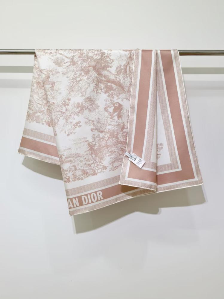 وشاح ديور (Dior Toile de Jouy Square Scarf)