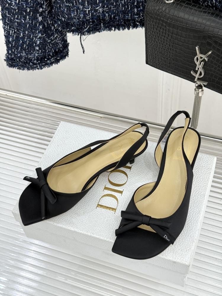 صندل Dior Bow المفتوح من الخلف