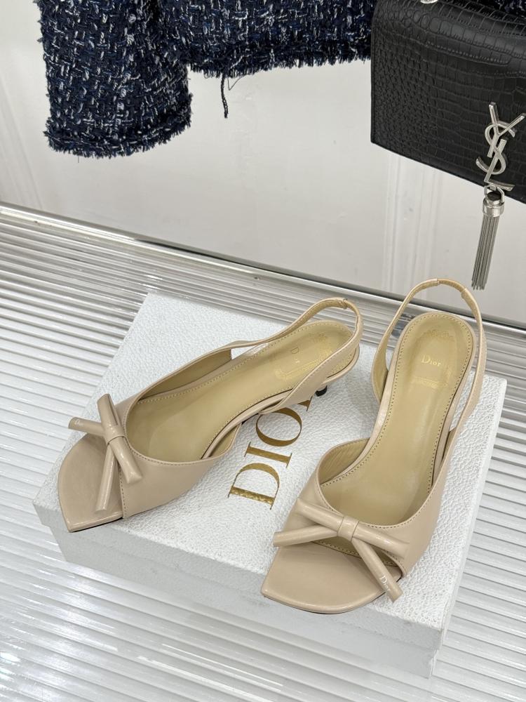 صندل Dior Bow المفتوح من الخلف