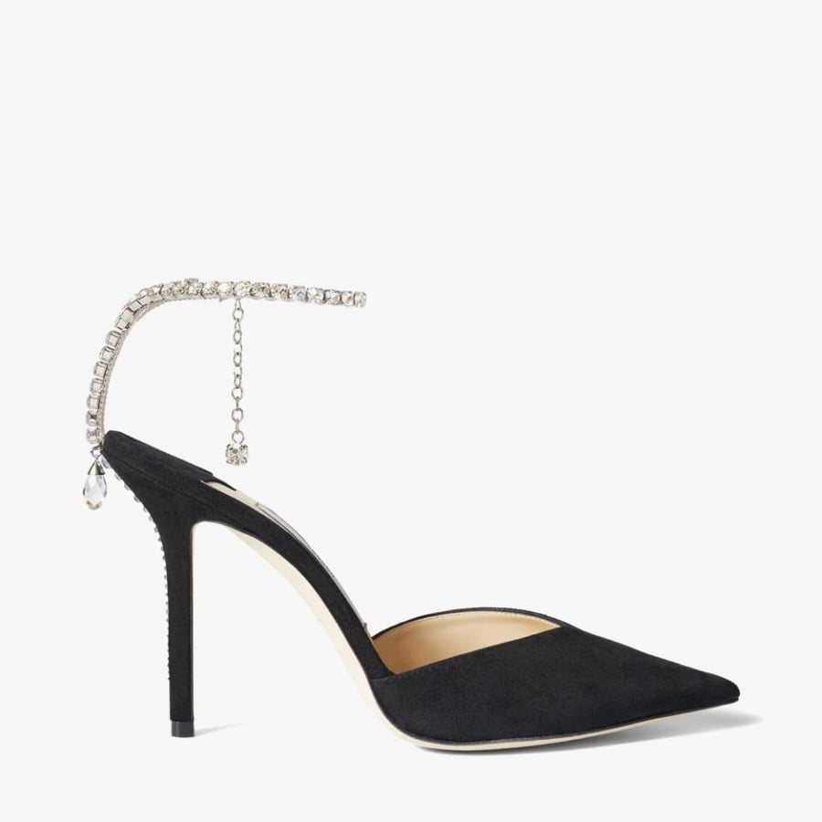 حذاء كعب مفتوح مرصّع من Jimmy Choo
