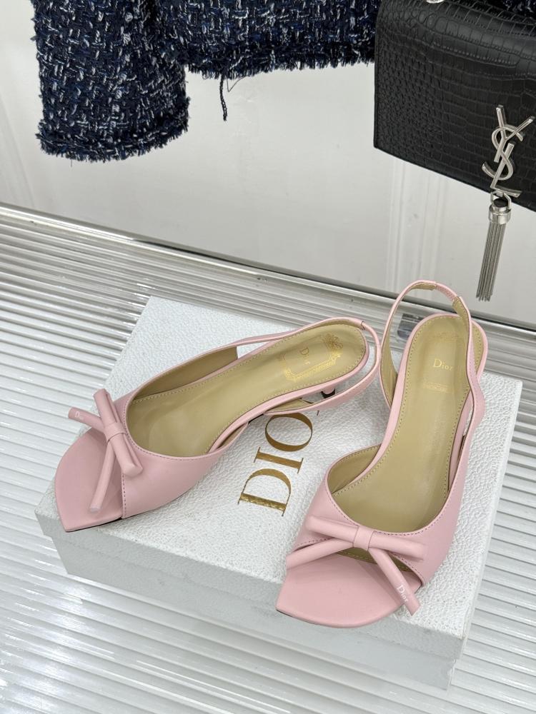 صندل Dior Bow المفتوح من الخلف