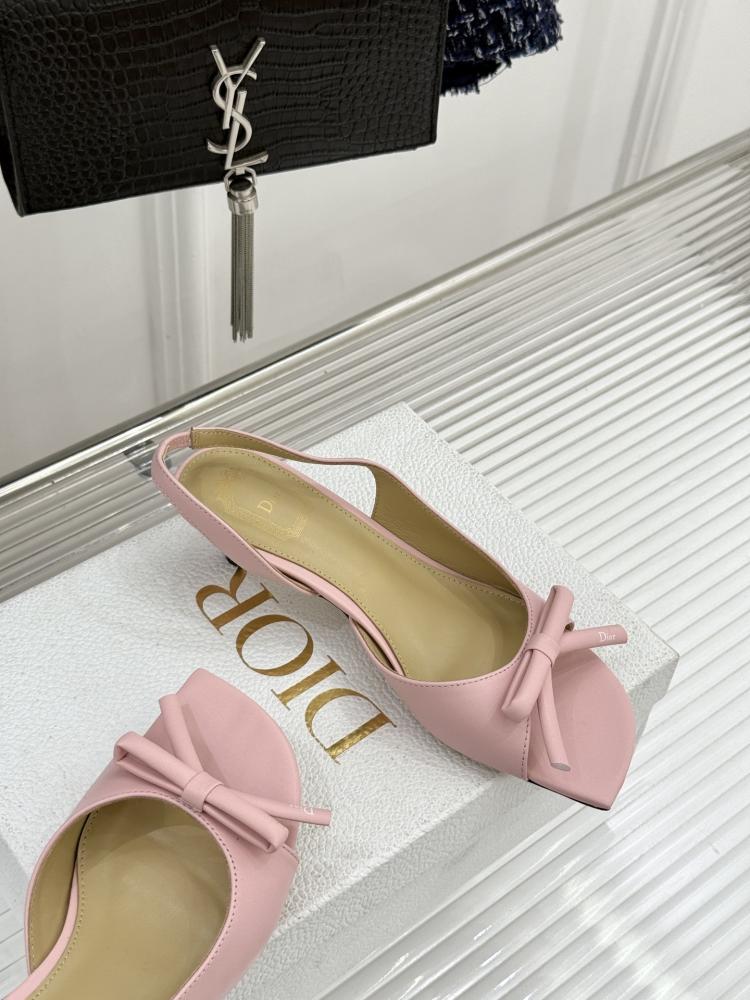 صندل Dior Bow المفتوح من الخلف