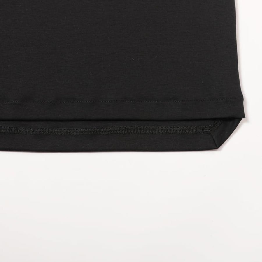 Black cotton T-shirt Skilano